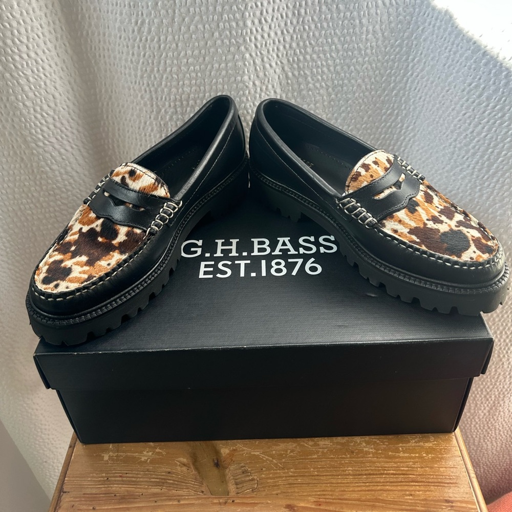 G.H. Bass Whitney Super Lug Weejun loafers Size 7 NIB